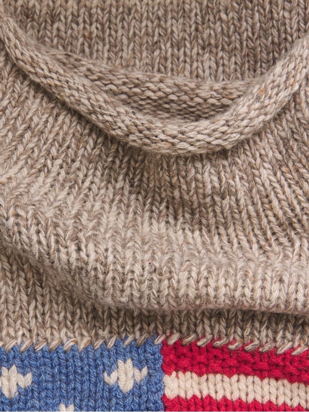 Polo Ralph Lauren American Flag Turtleneck Sweater - Picture 5 of 8